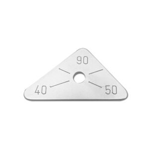 Triangular Positioning Plate 90º / 50º / 40º