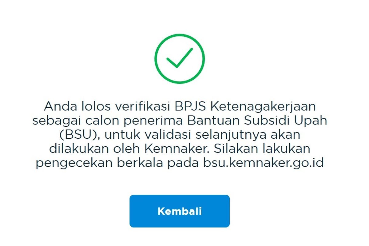 BSU BPJS Ketenagakerjaan Cair? Cek Status Verifikasi Anda!