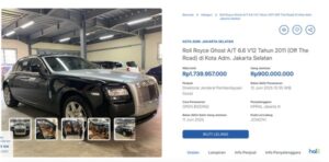 Lelang Rolls-Royce Murah Pemerintah: Harga Fantastis, Segera Daftar!