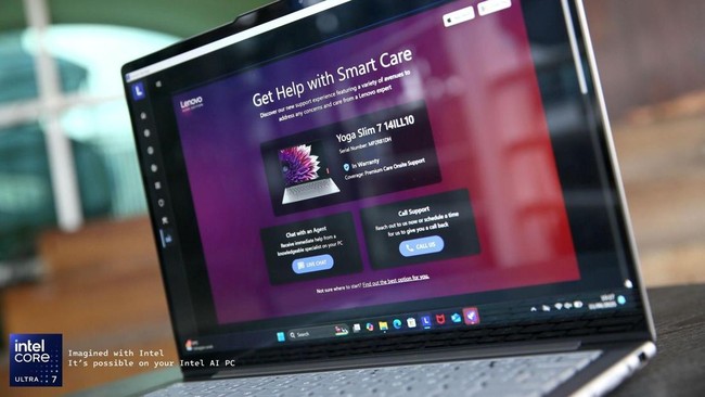 Lenovo Yoga Slim 7i Aura: PC AI Ramping, Performa Powerfull