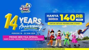 Trans Studio Bandung: Tiket Murah Rp 140 Ribu & Wahana Baru!