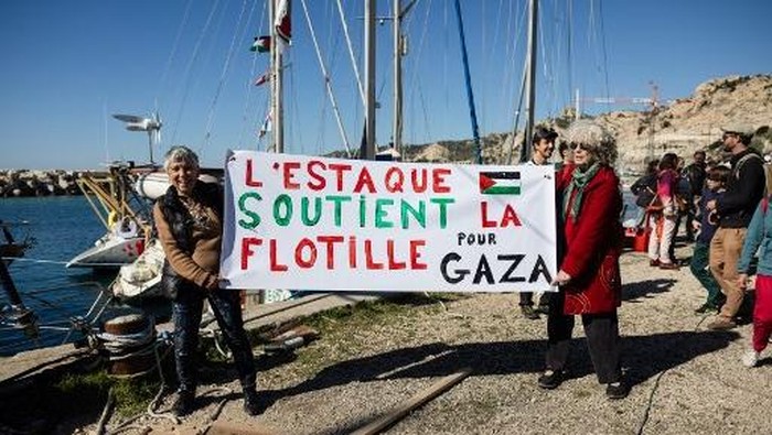 Gaza, Prancis, Global Sumud Flotilla, bantuan kemanusiaan, Palestina, konflik Gaza, solidaritas internasional, kapal bantuan, krisis kemanusiaan